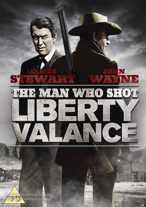 The Man Who Shot Liberty Valance - British DVD movie cover