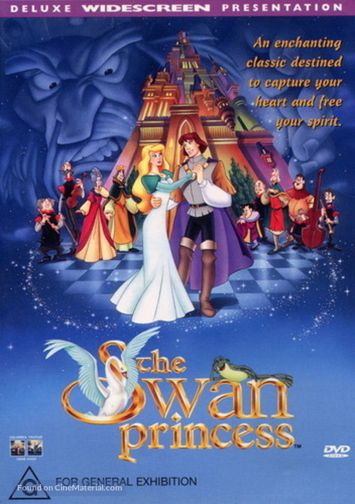 The Swan Princess - Australian DVD movie cover