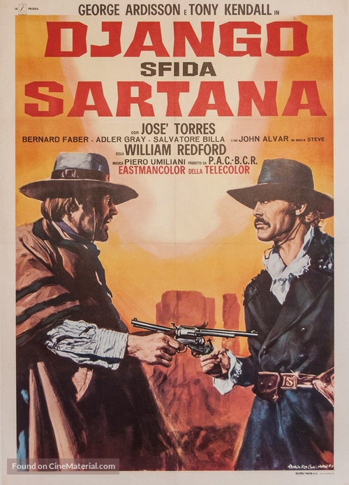 Django sfida Sartana - Italian Movie Poster