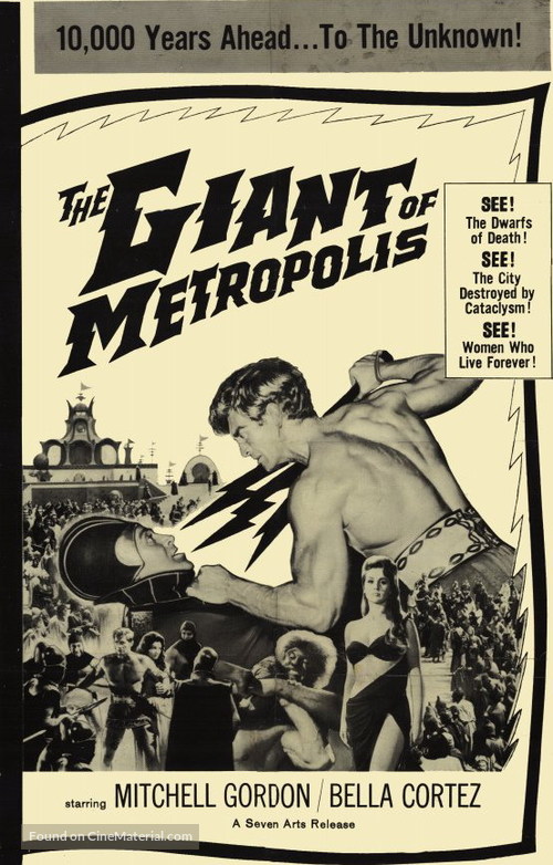 Il gigante di Metropolis - British Movie Poster