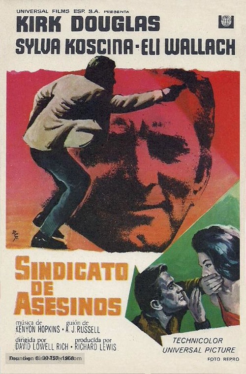 A Lovely Way to Die - Spanish Movie Poster