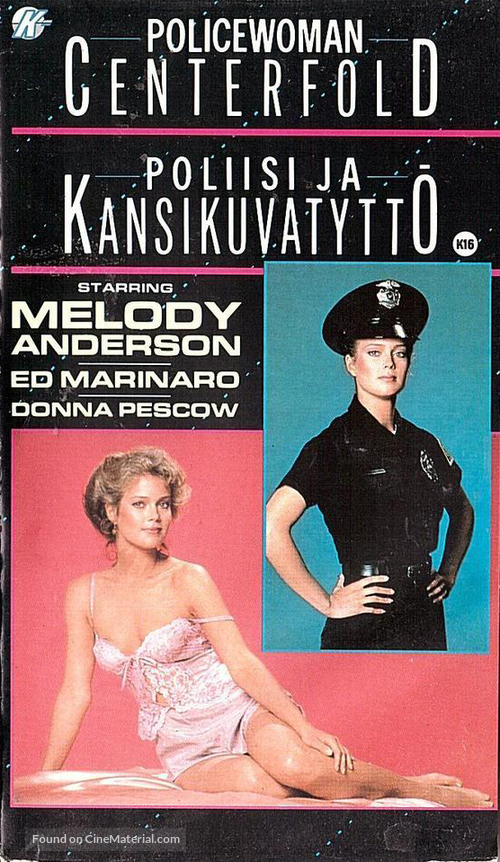 Policewoman Centerfold - Finnish VHS movie cover