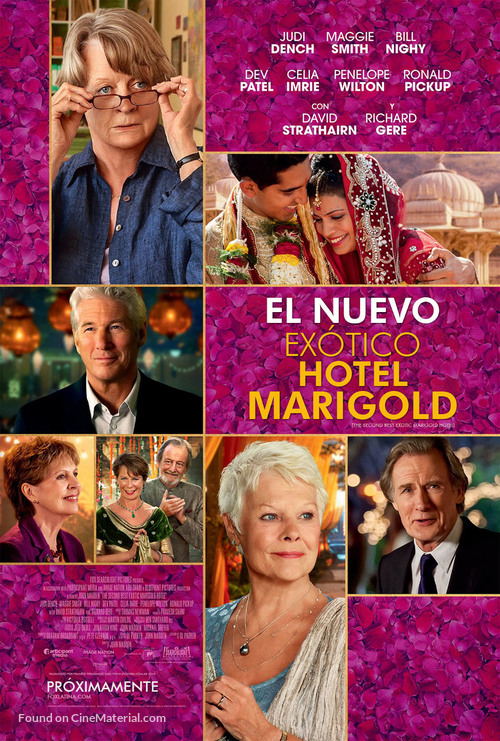 The Second Best Exotic Marigold Hotel - Argentinian Movie Poster