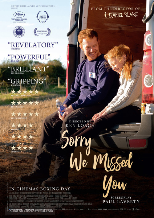Sorry We Missed You - Australian Movie Poster