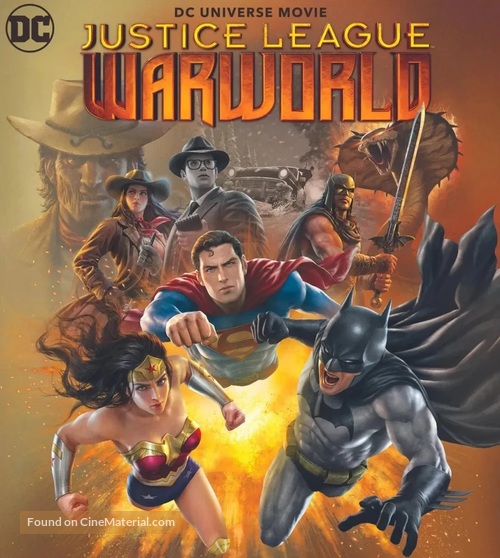 Justice League: Warworld - Blu-Ray movie cover