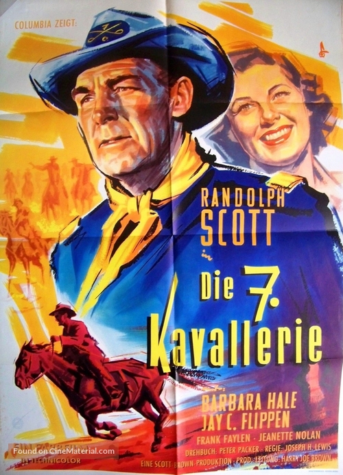 7th Cavalry - German Movie Poster