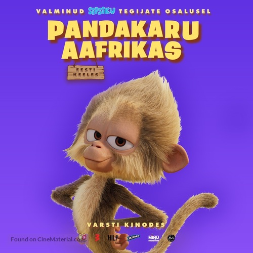 Panda Bear in Africa - Estonian Movie Poster