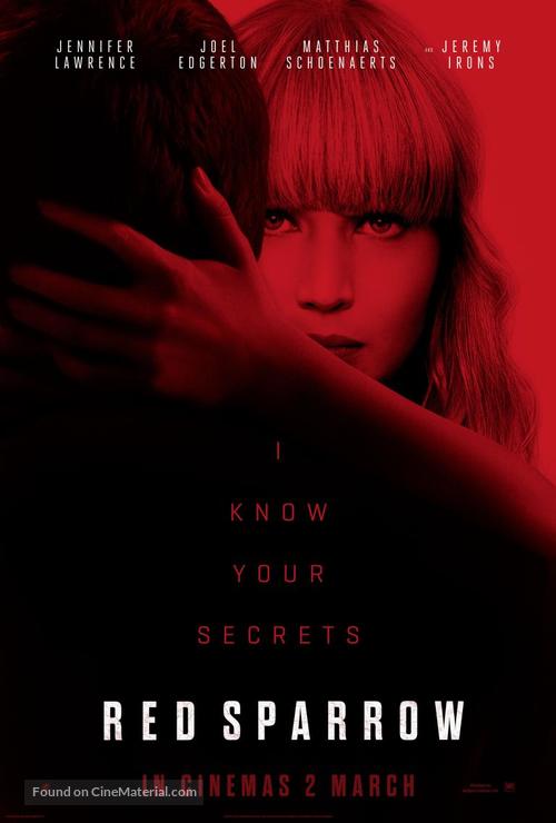 Red Sparrow - South African Movie Poster