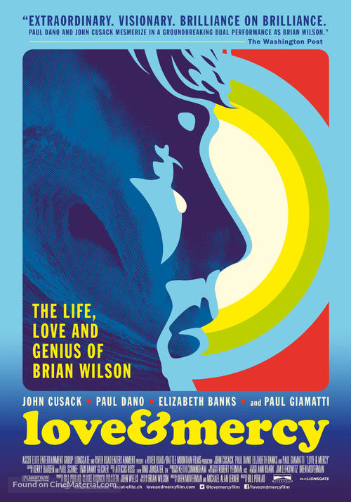 Love &amp; Mercy - Swiss Movie Poster