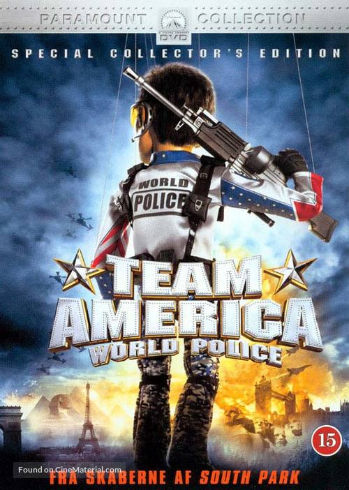 Team America: World Police - Danish DVD movie cover