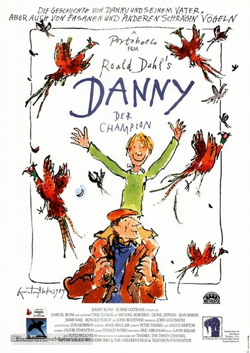 Roald Dahl&#039;s Danny the Champion of the World - German Movie Poster
