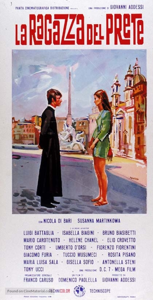 La ragazza del prete - Italian Movie Poster