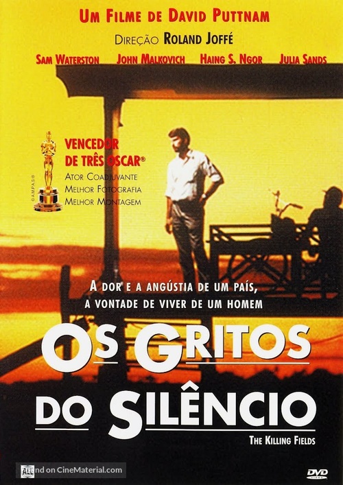 The Killing Fields - Brazilian DVD movie cover