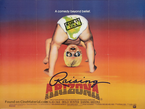 Raising Arizona - British Movie Poster