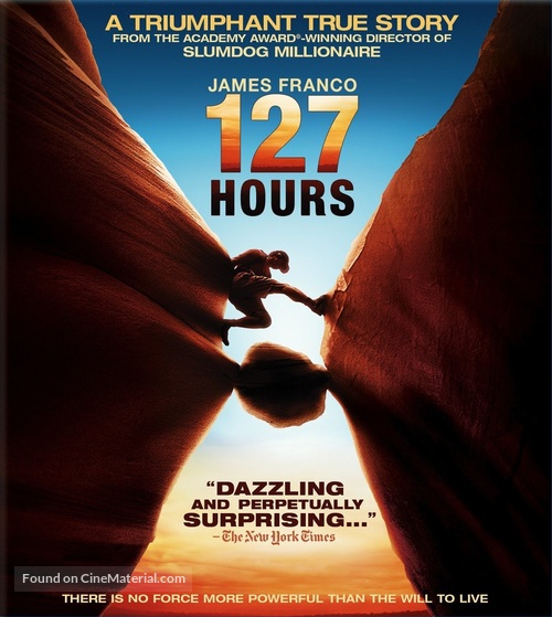 127 Hours - Blu-Ray movie cover