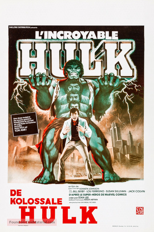 &quot;The Incredible Hulk&quot; - Belgian Movie Poster