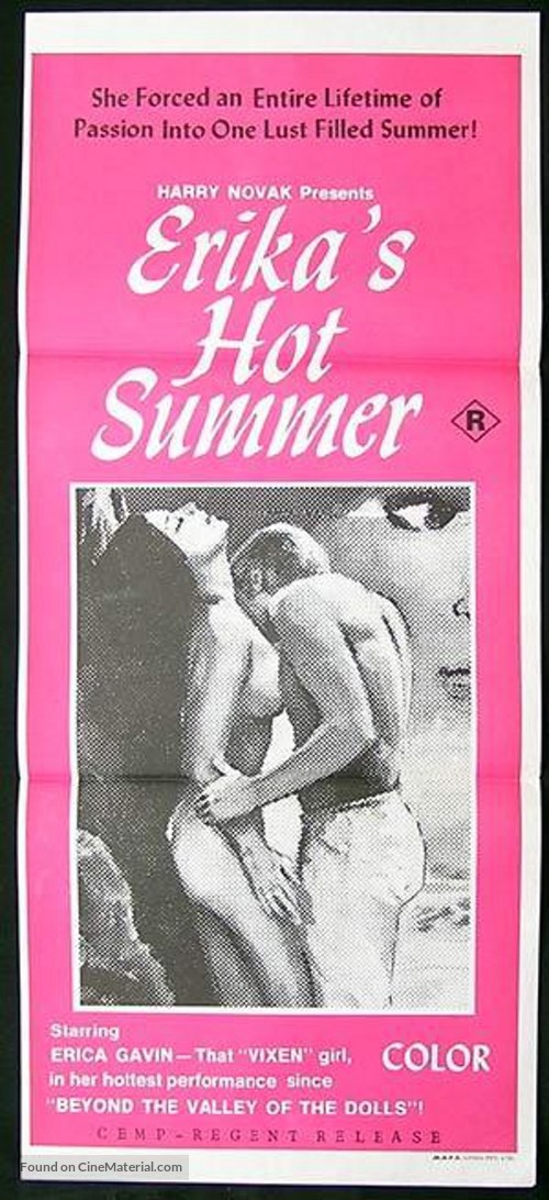 Erika&#039;s Hot Summer - Australian Movie Poster