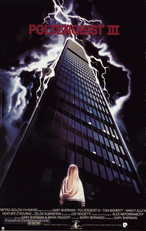 Poltergeist III - French Movie Poster