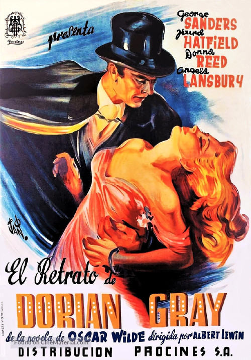 The Picture of Dorian Gray - Spanish Movie Poster