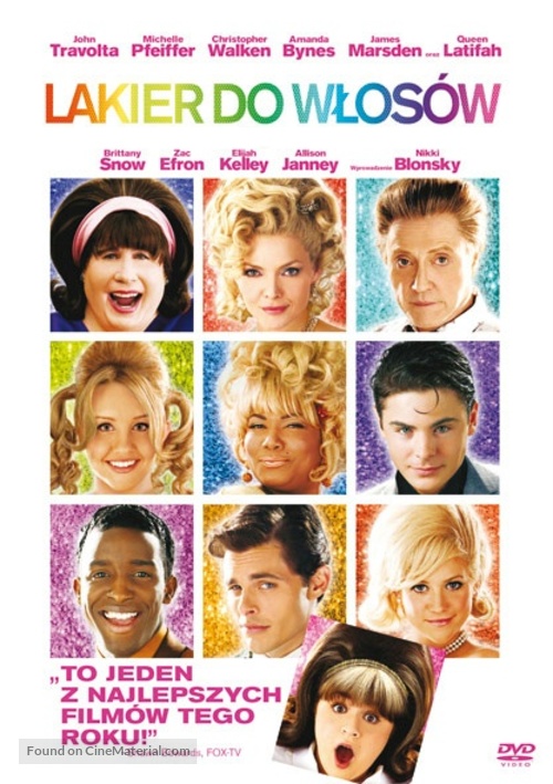 Hairspray - Polish DVD movie cover