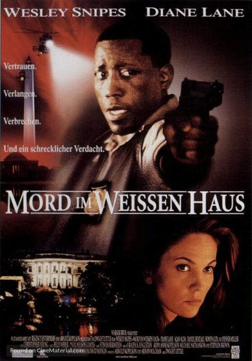 Murder At 1600 - German Movie Poster