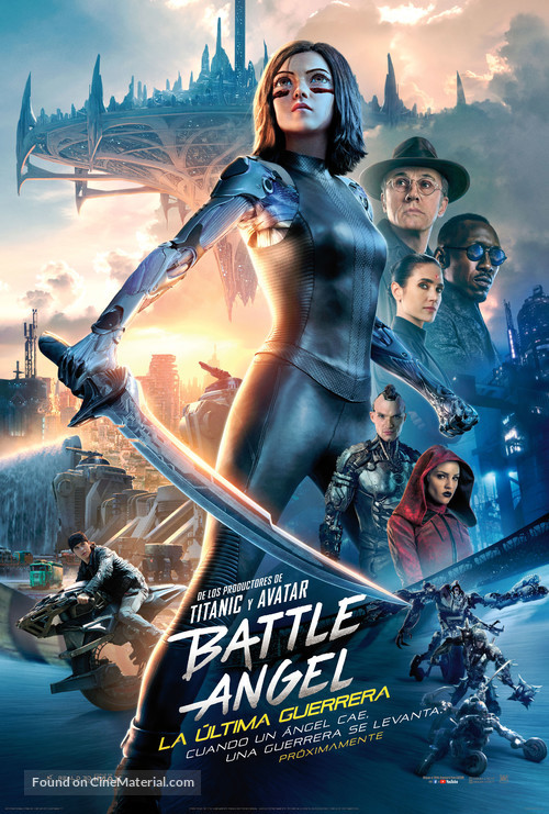 Alita: Battle Angel - Argentinian Movie Poster