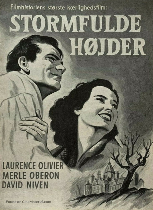 Wuthering Heights - Danish poster