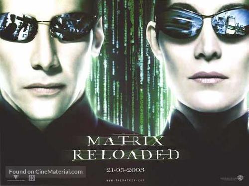The Matrix Reloaded - British Movie Poster