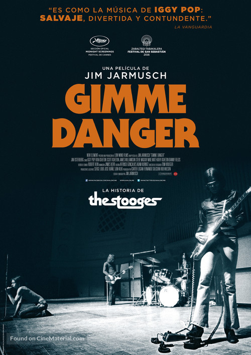 Gimme Danger - Spanish Movie Poster