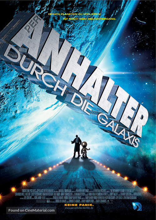 The Hitchhiker&#039;s Guide to the Galaxy - German Movie Poster