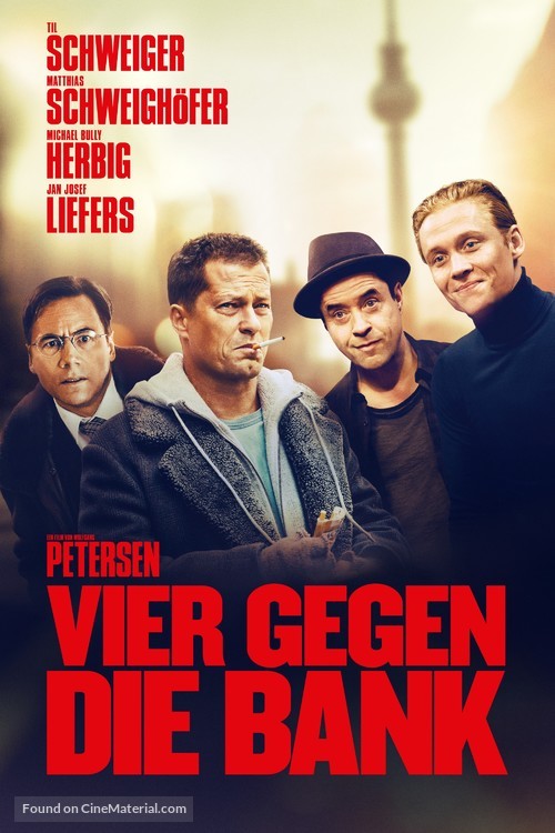 Vier gegen die Bank - German Movie Poster