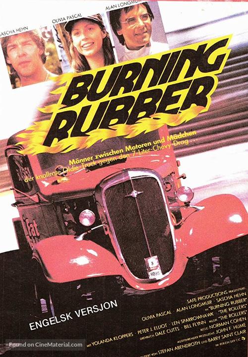 Burning Rubber - German Movie Poster