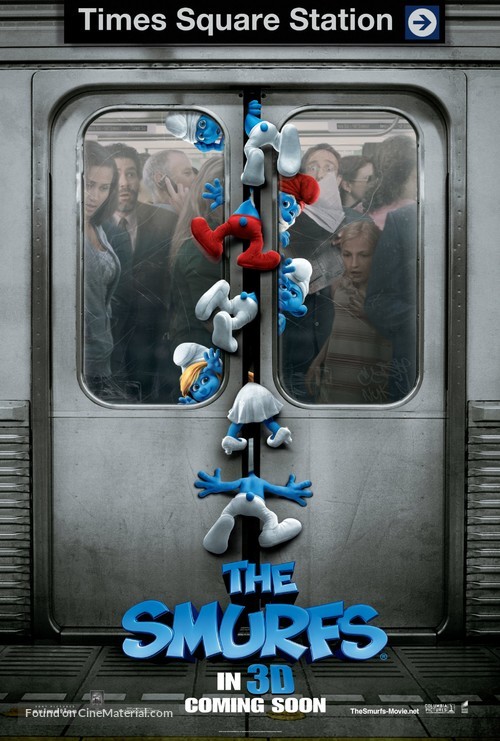 The Smurfs - British Movie Poster