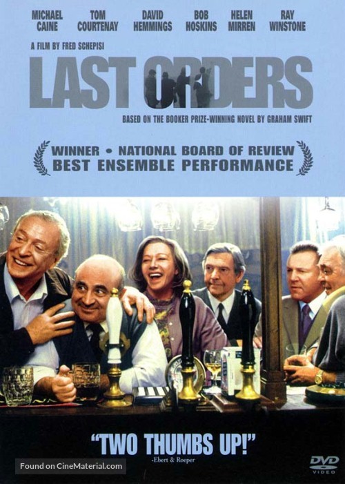 Last Orders - British DVD movie cover