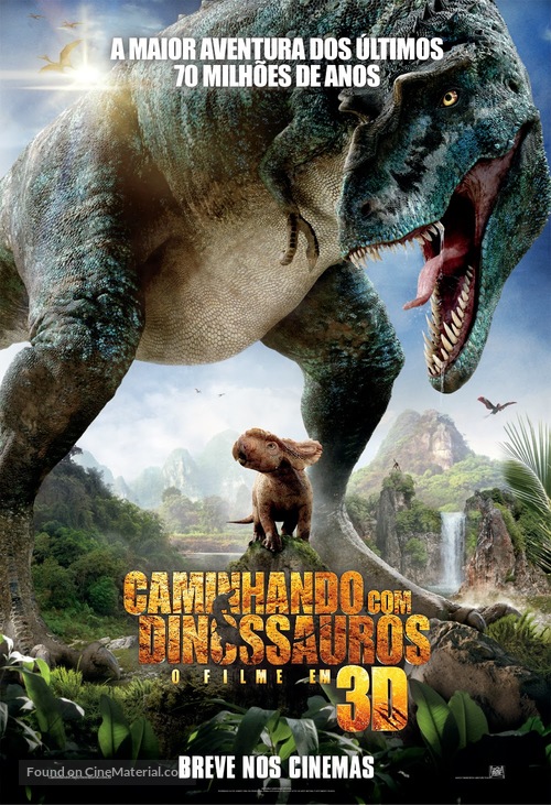 Walking with Dinosaurs 3D - Brazilian Movie Poster