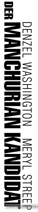 The Manchurian Candidate - German Logo