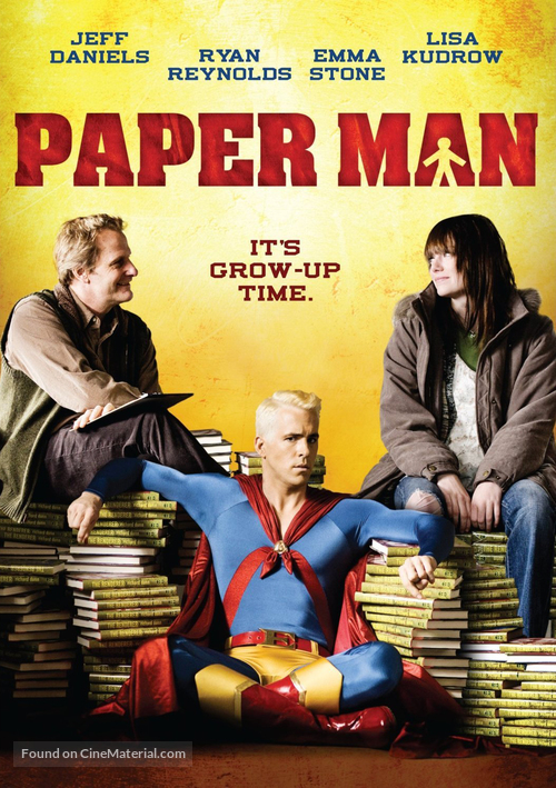 Paper Man - DVD movie cover