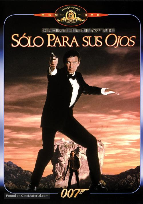 For Your Eyes Only - Spanish DVD movie cover