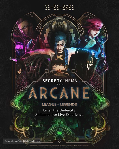 &quot;Arcane: League of Legends&quot; - Movie Poster