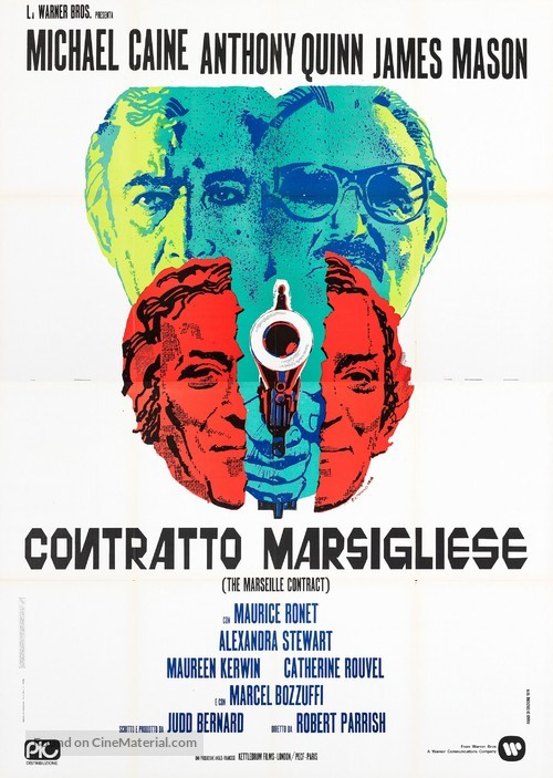 The Marseille Contract - Italian Movie Poster