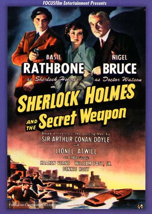 Sherlock Holmes and the Secret Weapon - DVD movie cover
