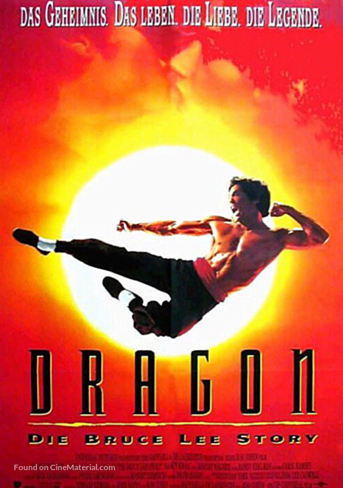 Dragon: The Bruce Lee Story - German Movie Poster