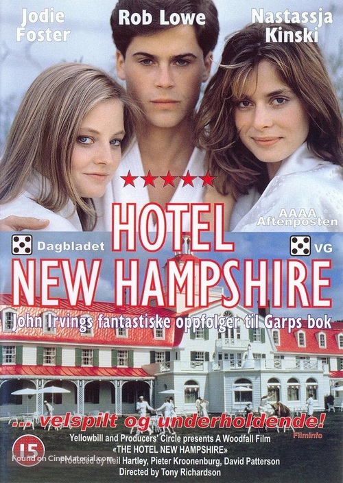 The Hotel New Hampshire - Danish DVD movie cover