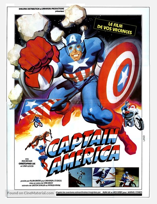 Captain America II: Death Too Soon - French Movie Poster