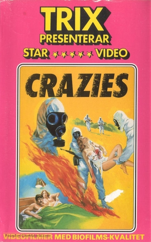 The Crazies - Swedish VHS movie cover