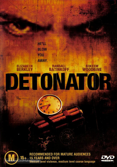 Detonator - Australian DVD movie cover