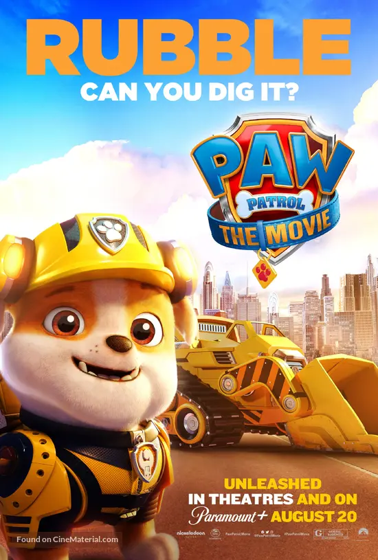 Paw Patrol The Movie (2021) movie poster Paw Patrol The Movie (2021) movie poster