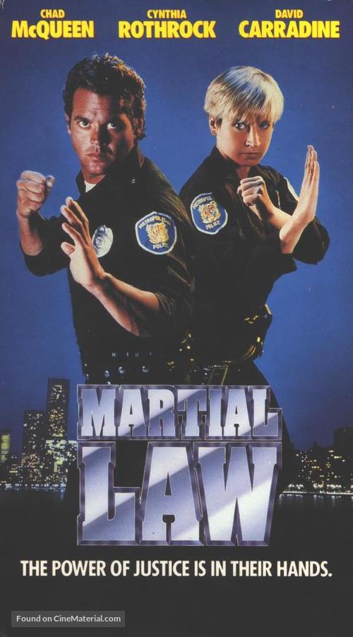 Martial Law - VHS movie cover