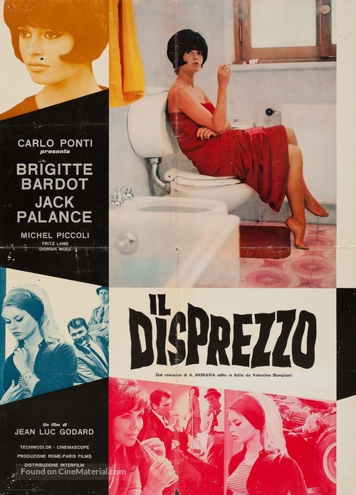 Le m&eacute;pris - Italian Movie Poster