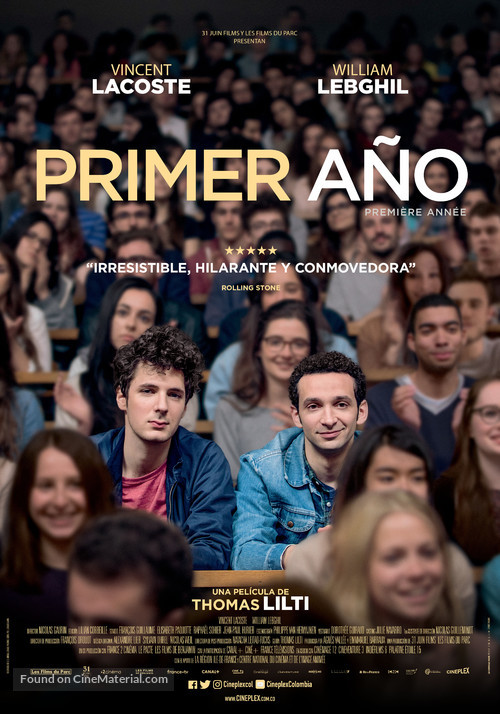 Premi&egrave;re ann&eacute;e - Colombian Movie Poster